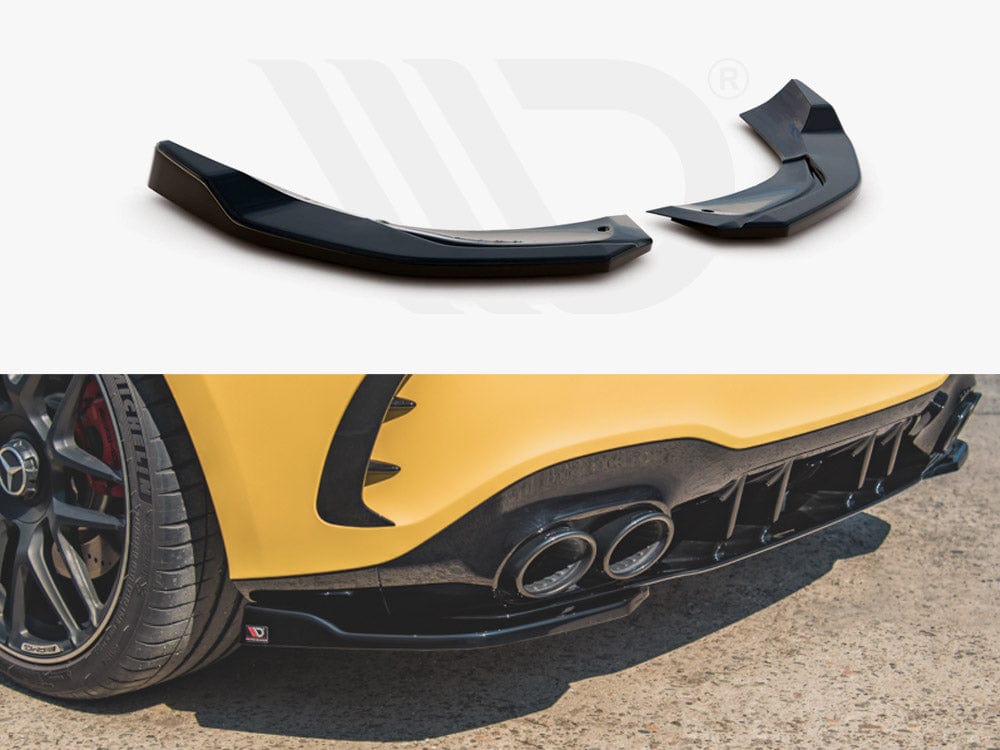 Maxton Design Textured / No Rear Side Splitters V.1 Mercedes AMG A 45 S Aero Pack W177 Maxton Design SR