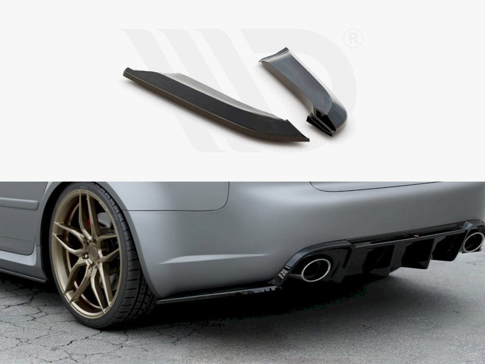 Maxton Design Textured / No Rear Side Splitters V.2 Audi RS4 Sedan B7 2006-2008 Maxton Design SR