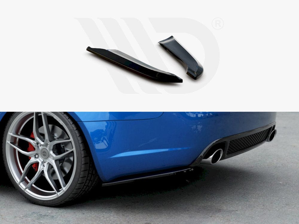 Maxton Design Textured / No Rear Side Splitters V1 Audi RS4 B7 2006-2008 Maxton Design SR