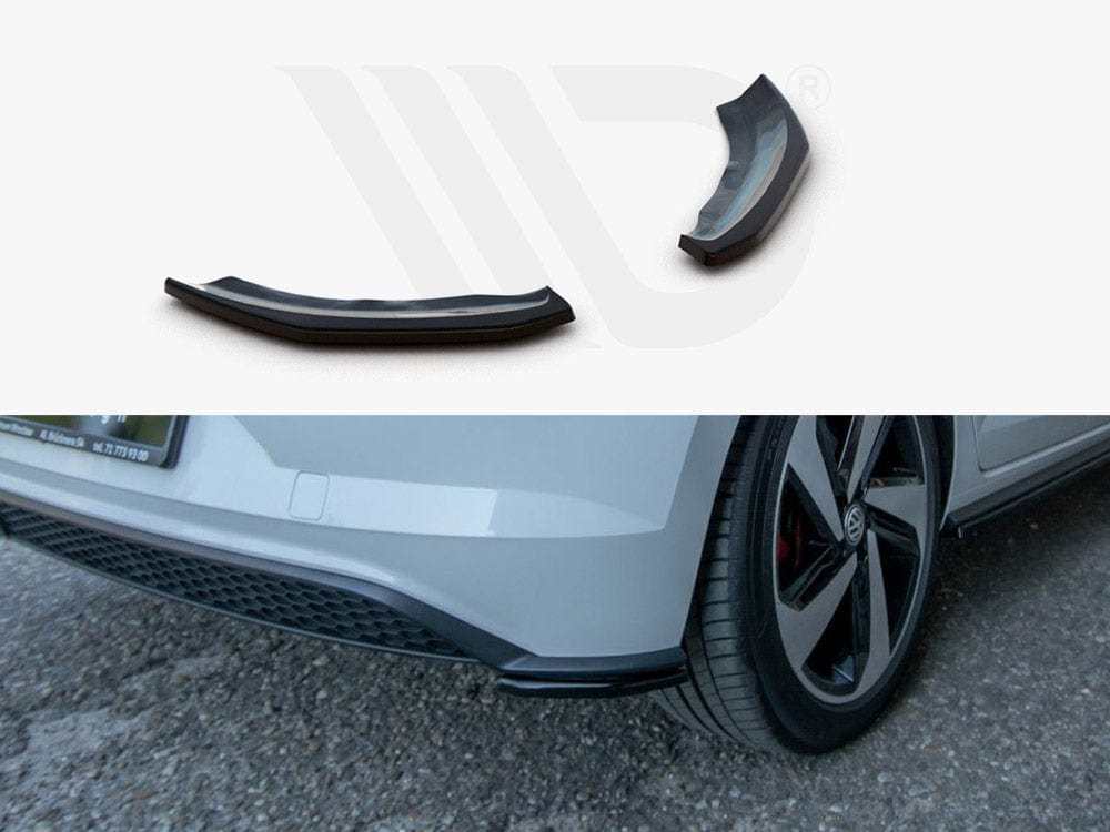 Maxton Design Textured / No Rear Side Splitters VW Polo MK6 GTI 2017-2021 Maxton Design SR