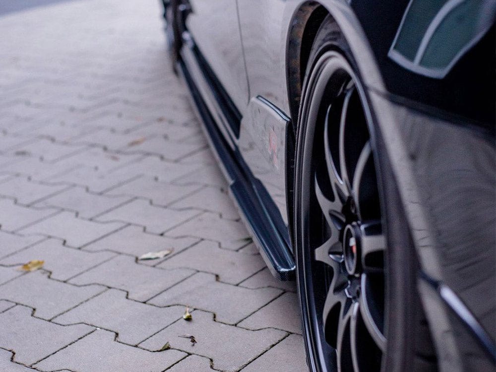 Maxton Design Textured / No Side Skirts Splitters Honda Civic EP3 (MK7) Type-r/s Facelift 2004-2006 Maxton Design SR