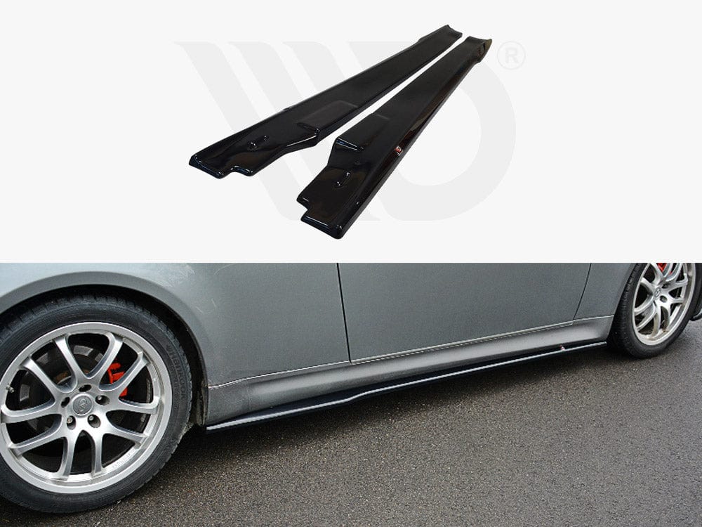 Maxton Design Textured / No Side Skirts Splitters Infiniti G35 Coupe 2003-2007 Maxton Design SR