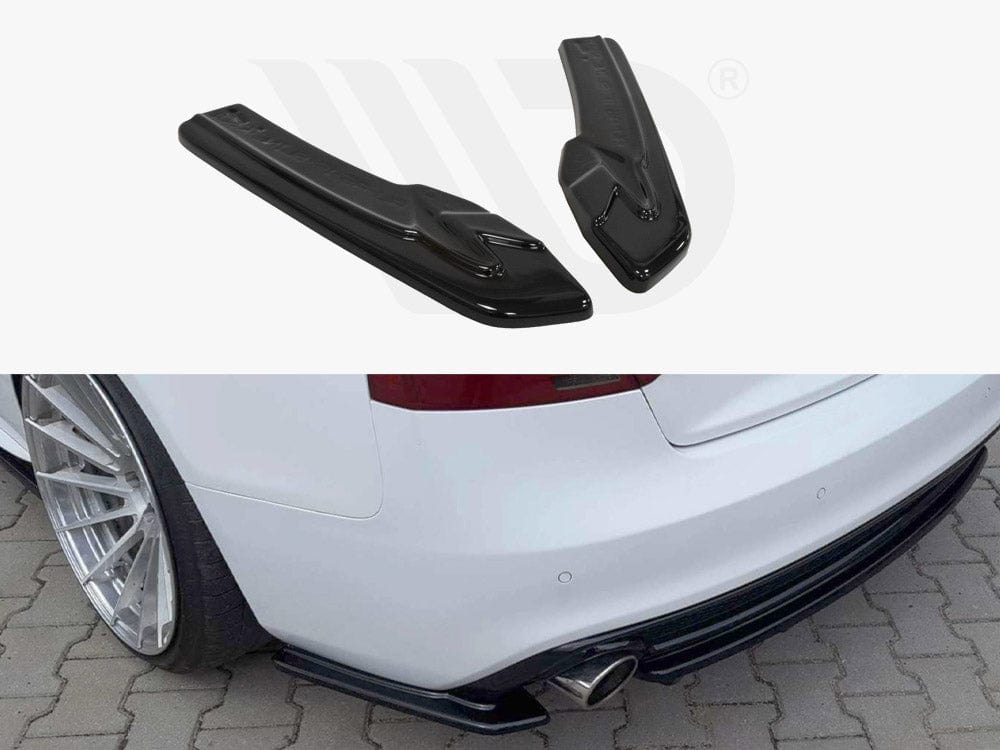 Maxton Design Textured Rear Side Splitter Audi A5 S-Line 8T FL Coupe Maxton Design SR