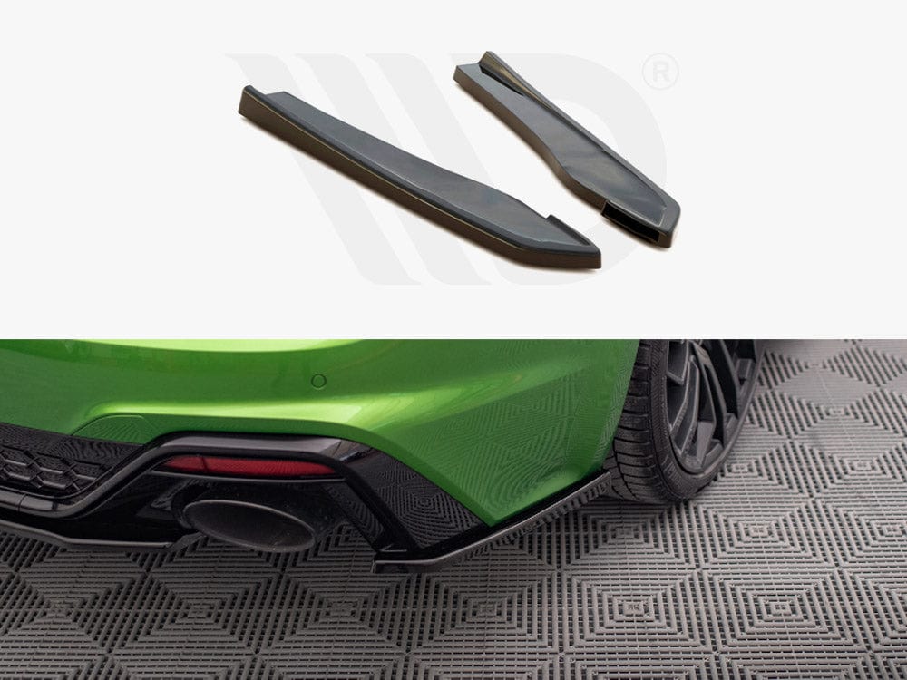 Maxton Design Textured Rear Side Splitters Audi RS5 F5 Facelift Maxton Design SR
