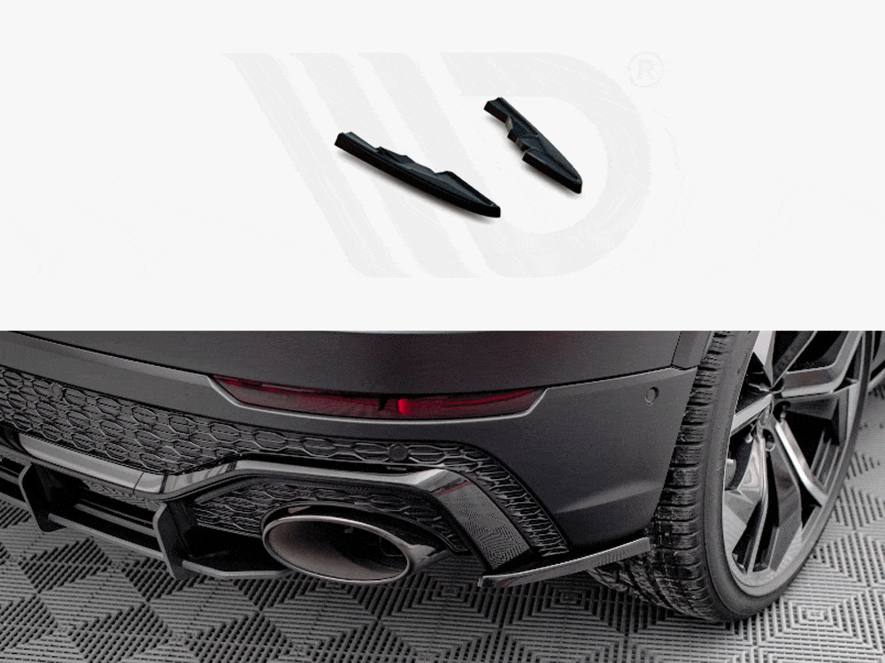 Maxton Design Textured Rear Side Splitters Audi RSQ8 Mk1 Maxton Design SR