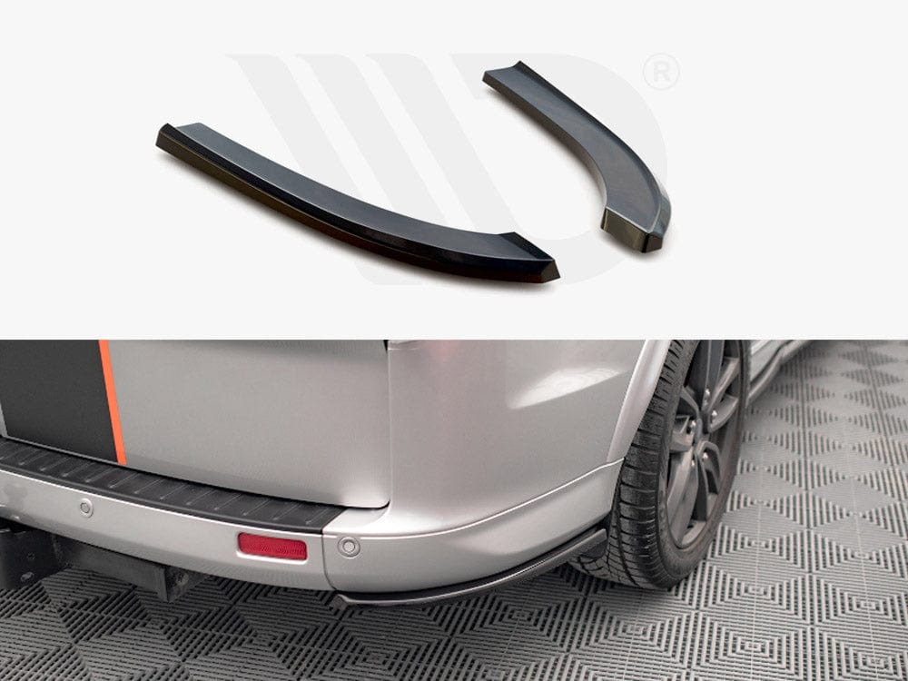 Maxton Design Textured Rear Side Splitters Ford Transit Custom ST-Line Mk1 Facelift Maxton Design SR