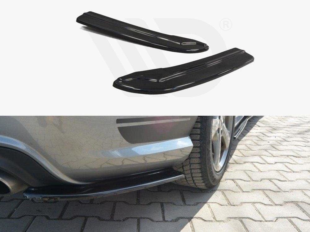 Maxton Design Textured Rear Side Splitters Mercedes C W204 Amg-line (Facelift) / C63 AMG 2011-2014 Maxton Design SR