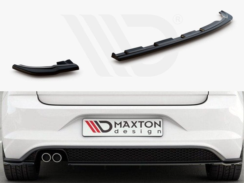 Maxton Design Textured Rear Side Splitters V.2 VW Polo MK6 GTI 2017-2021 Maxton Design SR