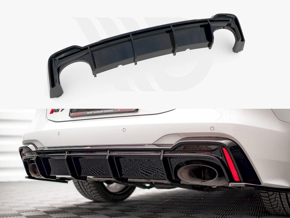 Maxton Design Textured Rear Valance Audi RS6 C8 / RS7 C8 2019- Maxton Design SR