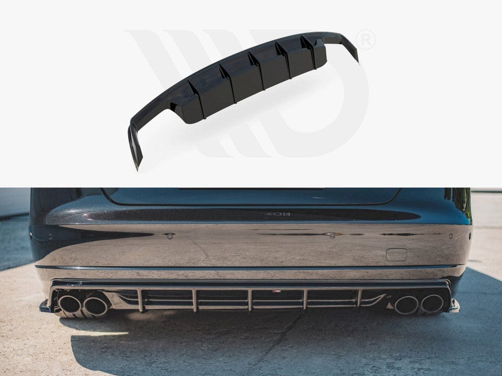 Maxton Design Textured Rear Valance Audi S8 D4 Facelift 2015-2017 Maxton Design SR