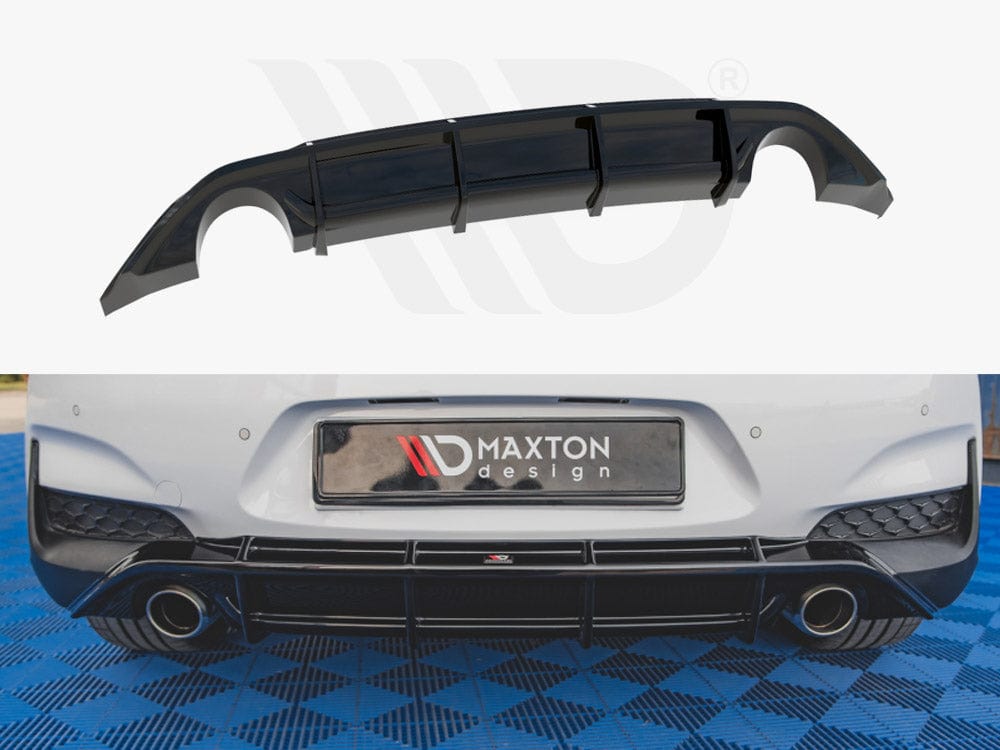 Maxton Design Textured Rear Valance V3 Hyundai I30 N MK3 Hatchback 2017-2020 Maxton Design SR