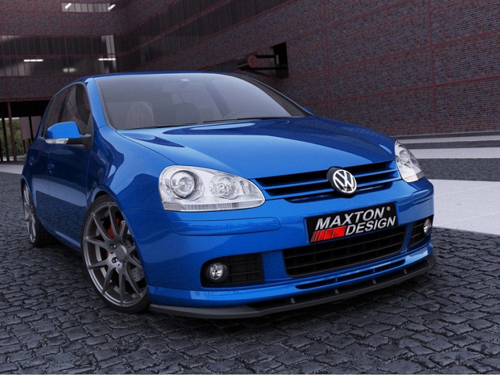 Maxton Design Textured / Red Front Splitter VW Golf MK5 (FIT ONLY With Votex Front LIP) Maxton Design SR