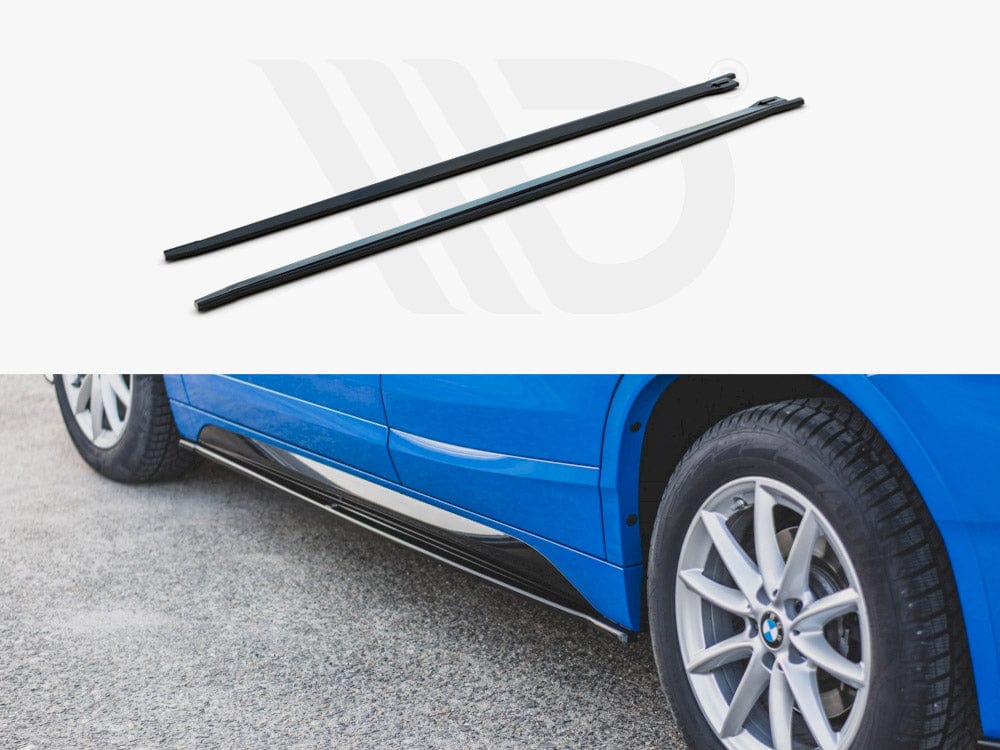 Maxton Design Textured Side Skirt Diffusers BMW X2 F39 M Sport Maxton Design SR