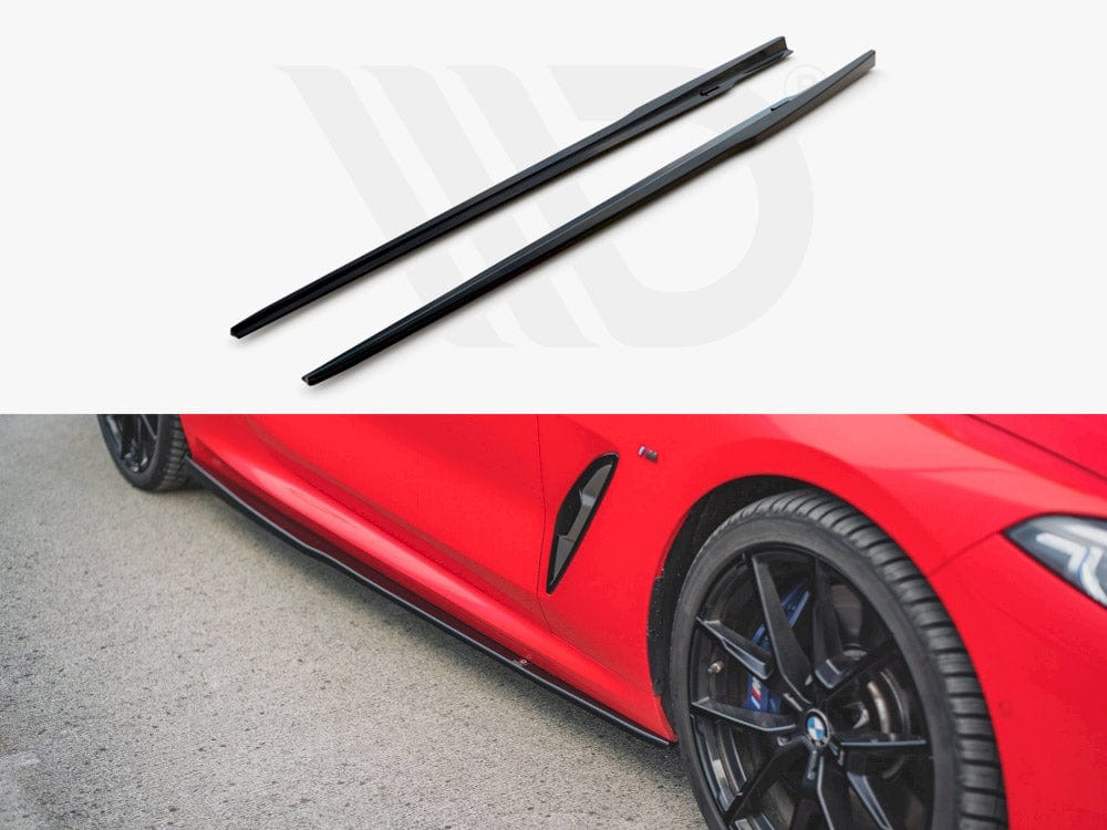 Maxton Design Textured Side Skirts Diffusers Bmw 8 Coupe M-pack G15 2018- Maxton Design SR