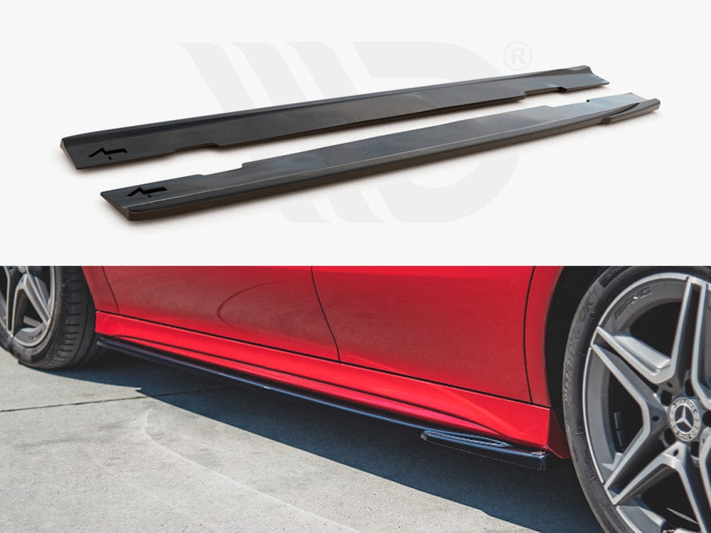 Maxton Design Textured Side Skirts Diffusers Mercedes-Benz CLA AMG-Line C118 Maxton Design SR