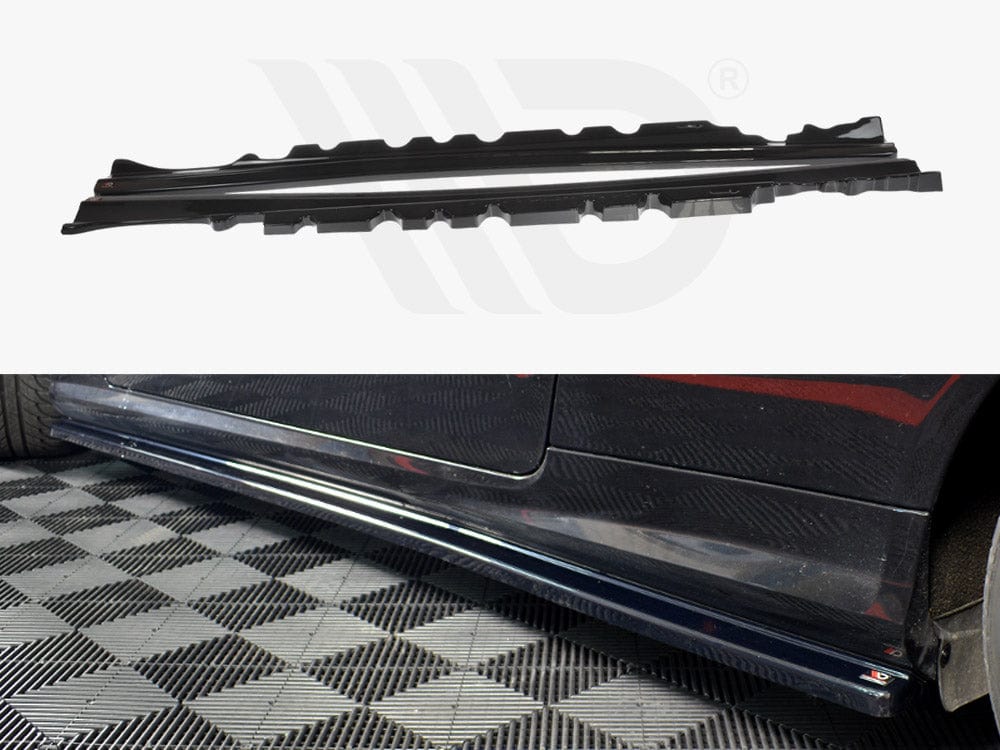 Maxton Design Textured Side Skirts Diffusers Mercedes E-Class W207 Coupe AMG Line Maxton Design SR