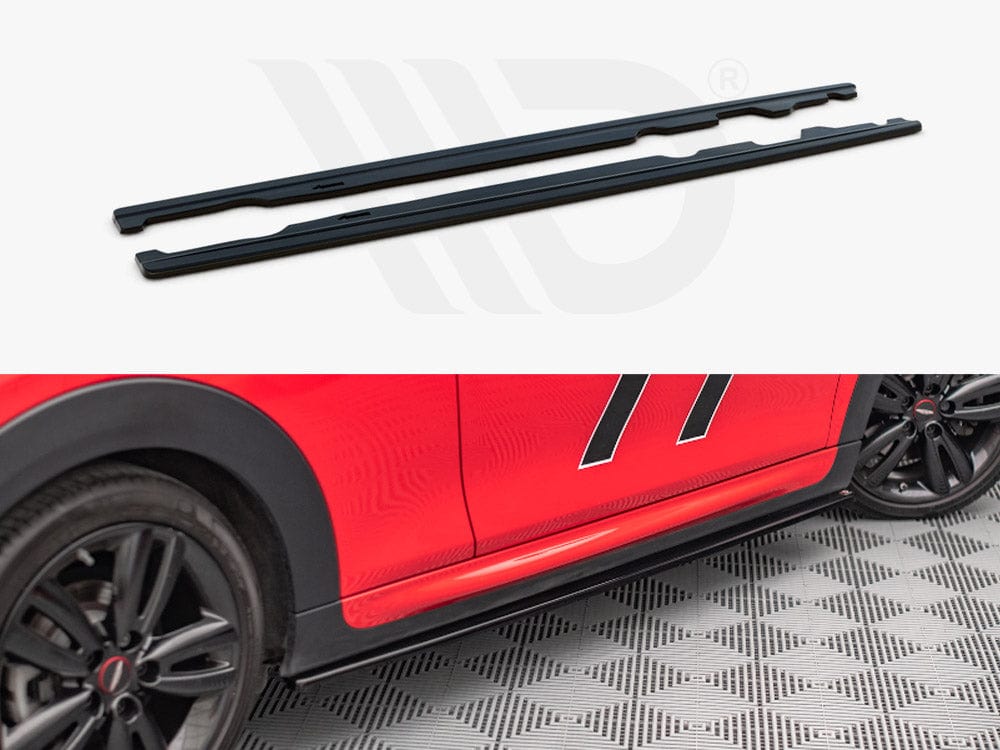 Maxton Design Textured Side Skirts Diffusers Mini Cooper S F56 JCW 2017-2020 Maxton Design SR