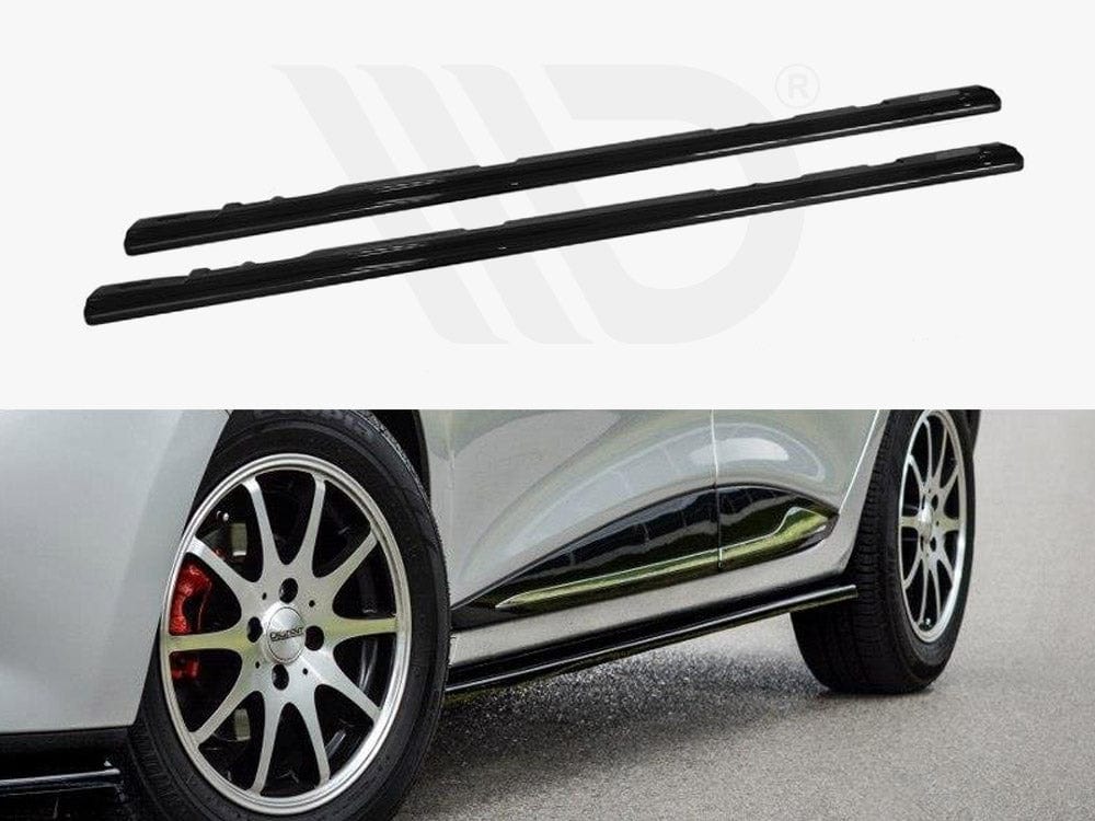 Maxton Design Textured Side Skirts Diffusers Renault CLIO MK4 Standard 2012-2016 Maxton Design SR