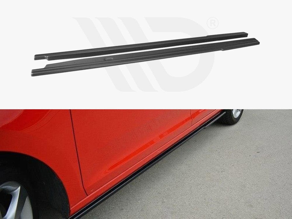 Maxton Design Textured Side Skirts Diffusers Skoda Rapid Maxton Design SR