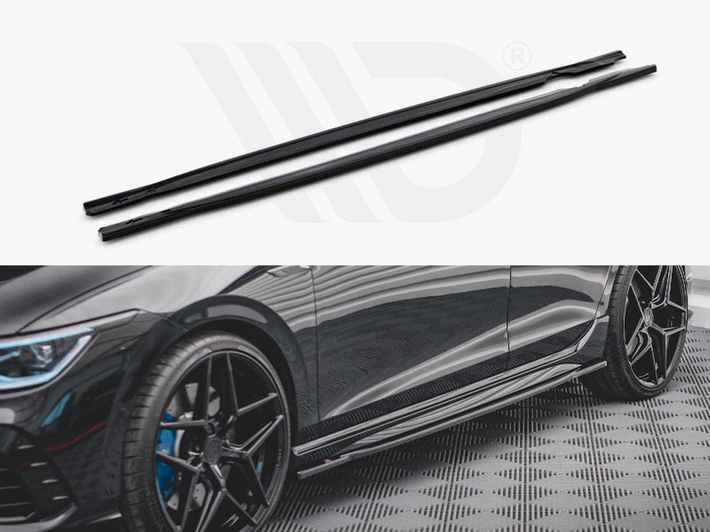 Maxton Design Textured Side Skirts Diffusers V.1 VW Golf R MK8 2020- Maxton Design SR