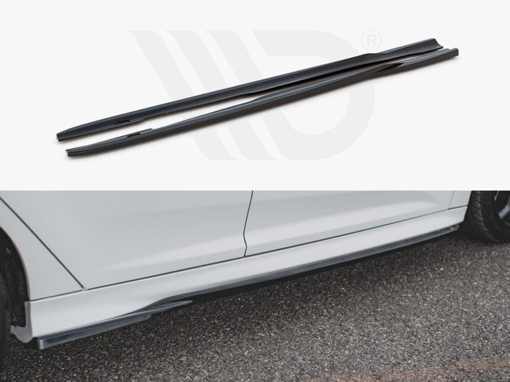 Maxton Design Textured Side Skirts Diffusers V2 Ford Focus ST & RS MK3 2015-2018 Maxton Design SR