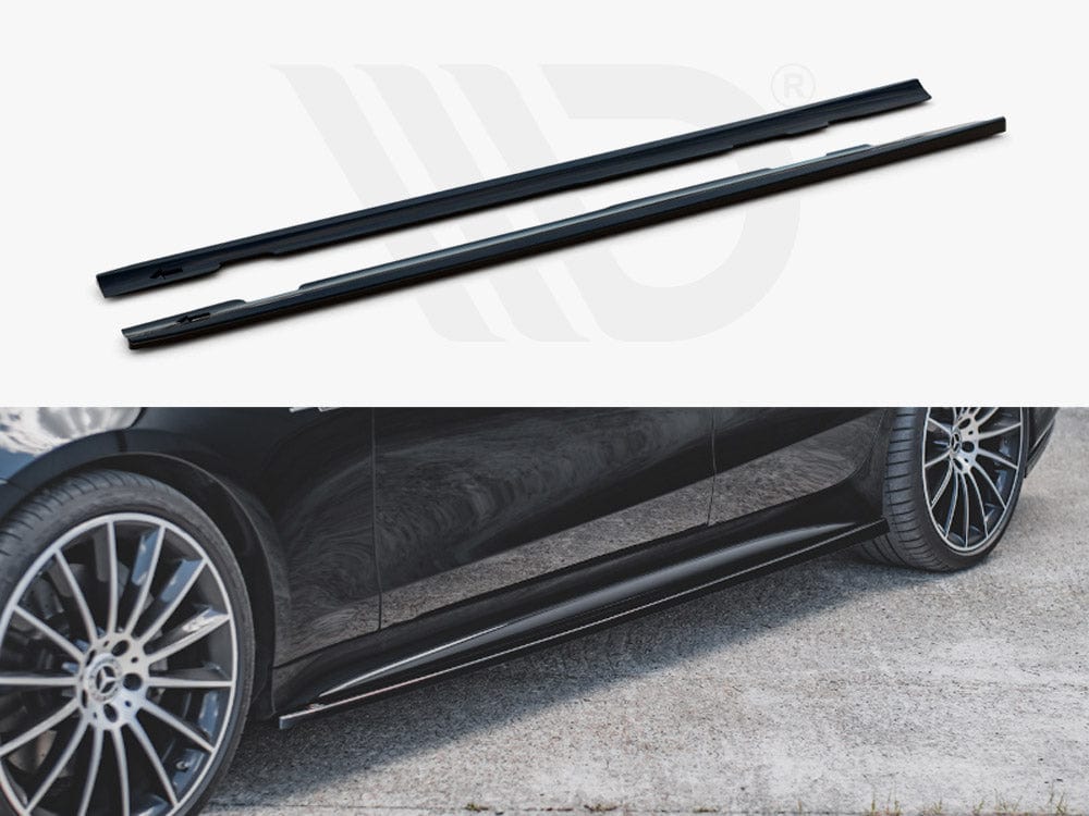 Maxton Design Textured Side Skirts Splitters Mercedes-benz CLS AMG Line / 53AMG C257 2018-2021 Maxton Design SR
