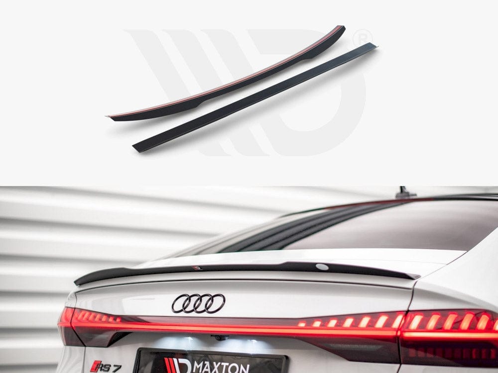 Maxton Design Textured Spoiler CAP Audi A7 C8 S-line / C8 S-line / S7 C8 / RS7 C8 2017- Maxton Design SR
