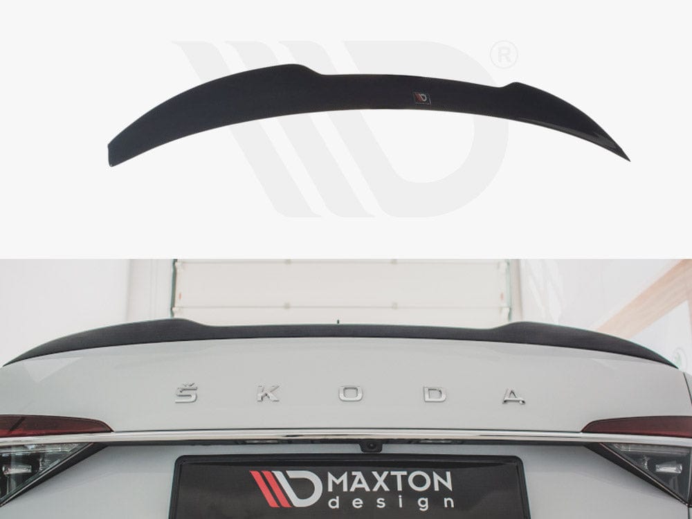 Maxton Design Textured Spoiler CAP V.2 Skoda Superb MK3 / MK3 FL Hatchback Maxton Design SR