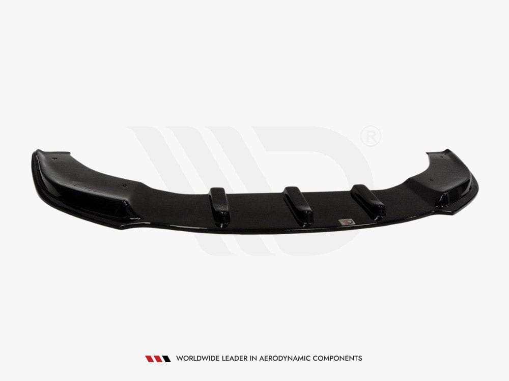 Maxton Design Textured / White Front Splitter Octavia 2 Preface Model, Standard Bumper Maxton Design SR