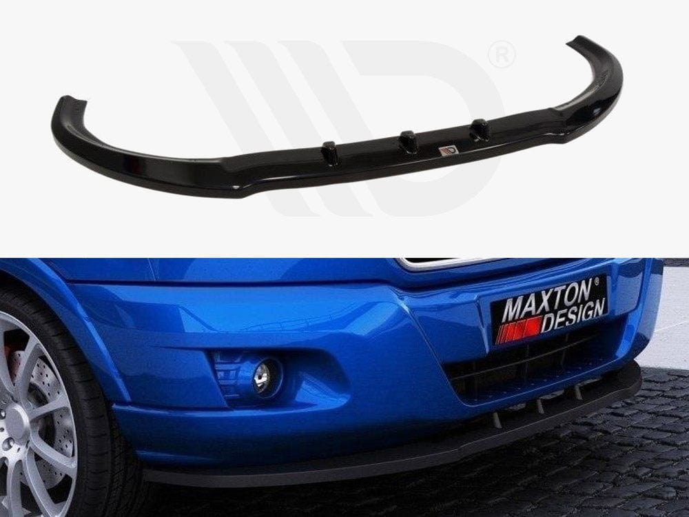 Maxton Design Textured / Yellow Front Splitter Ford Transit MK8 Maxton Design SR