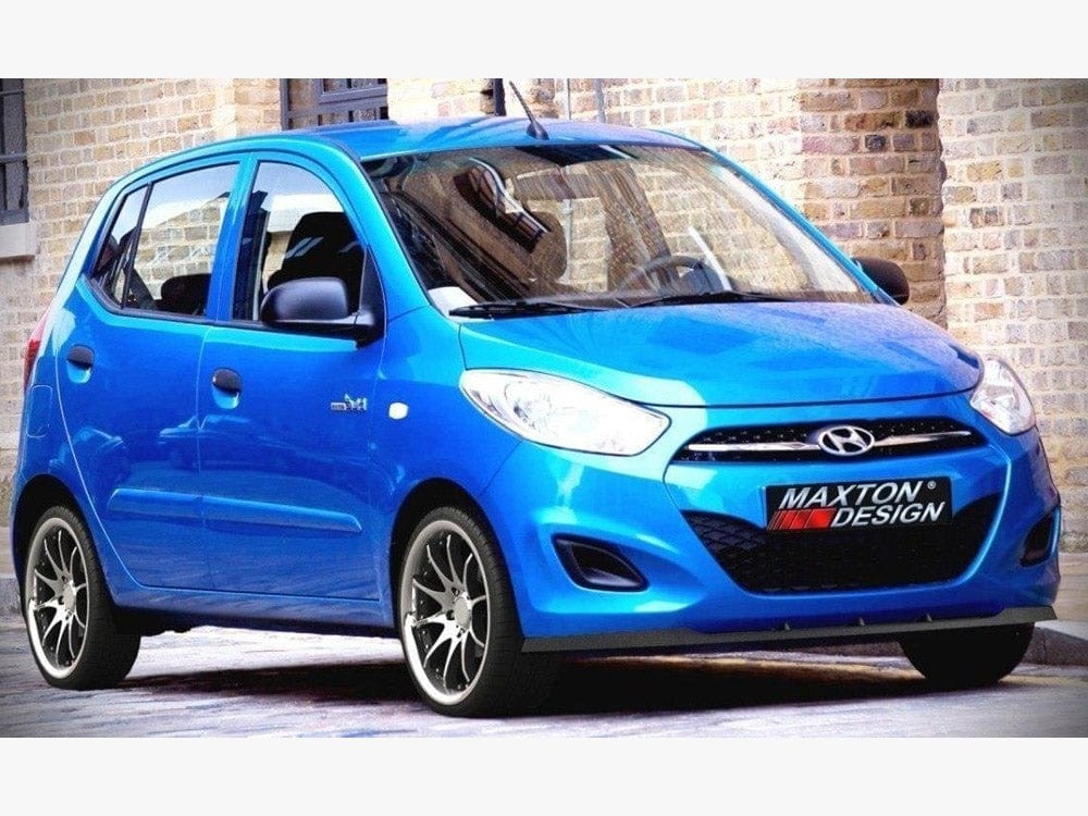 Maxton Design Textured / Yellow Front Splitter Hyundai I10 MK1 Facelift Model 2010-2013 Maxton Design SR