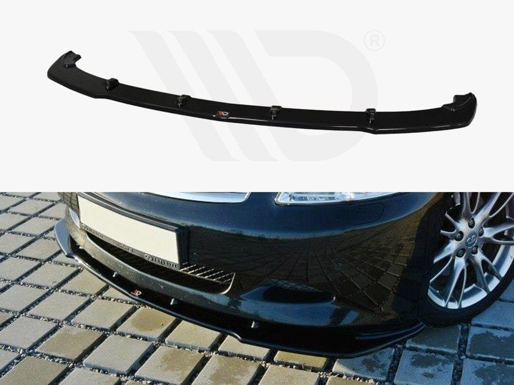 Maxton Design Textured / Yellow Front Splitter V.1 Infiniti G37 Sedan 2009-2010 Maxton Design SR