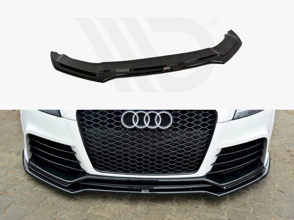 Maxton Design Textured / Yellow Front Splitter V.2 Audi TT MK2 RS 2009-2014 Maxton Design SR