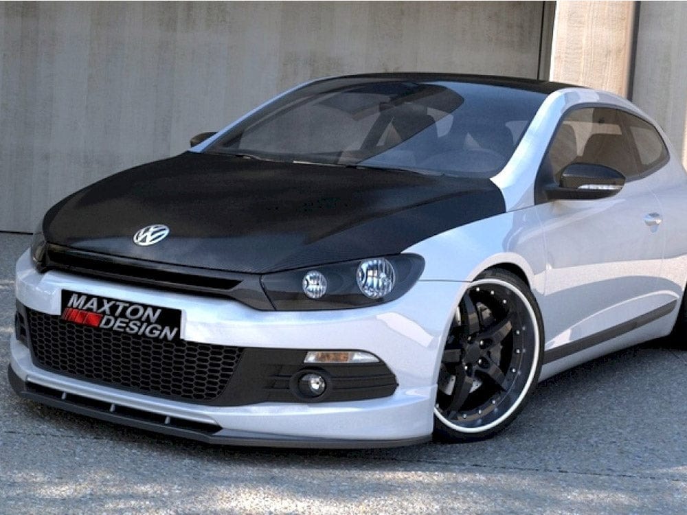 Maxton Design Textured / Yellow Front Splitter VW Scirocco R-line Maxton Design SR