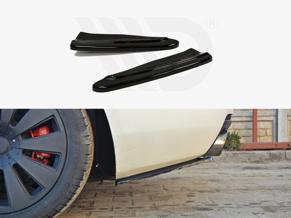 Maxton Design Textured / Yellow Rear Side Splitters Chevrolet Camaro V SS - US Version (Preface) 2009-13 Maxton Design SR