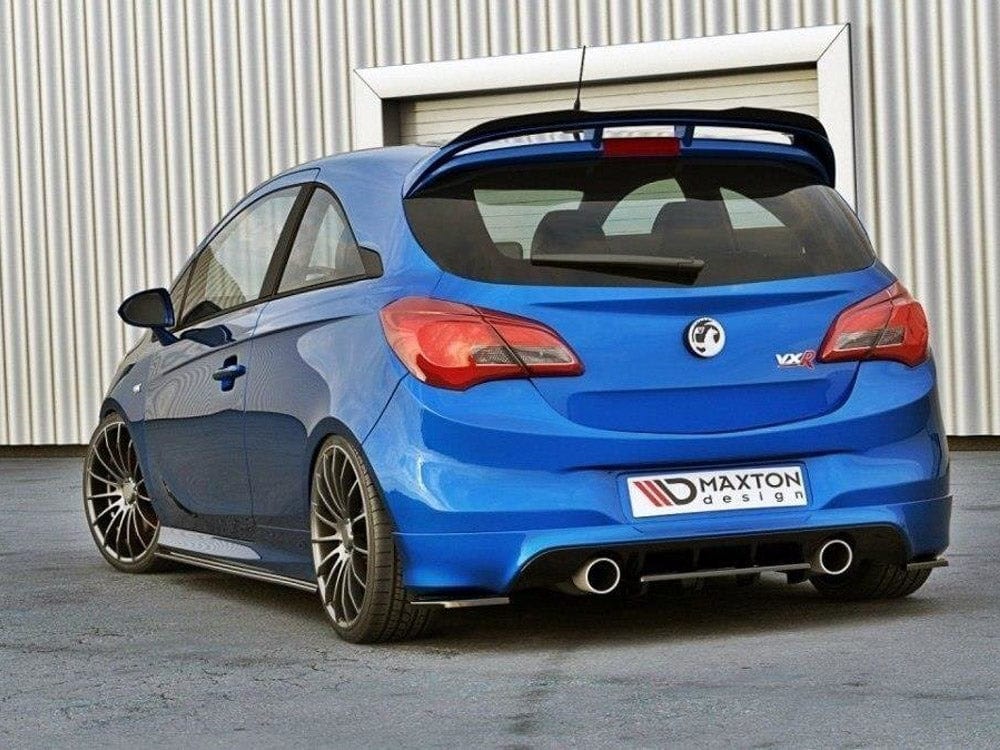 Maxton Design Textured / Yellow Rear Side Splitters Opel Corsa E OPC / VXR 2015-19 Maxton Design SR