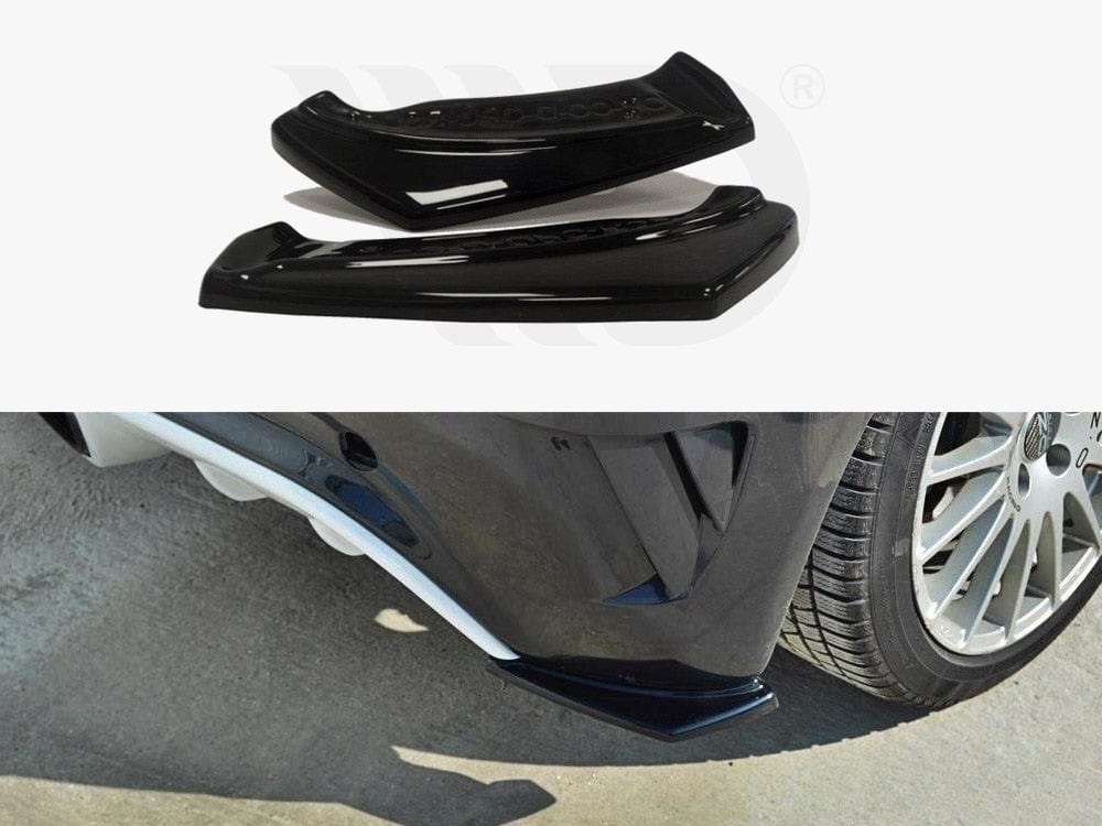 Maxton Design Textured / Yellow Rear Side Splitters Vauxhall/opel Corsa D OPC Maxton Design SR