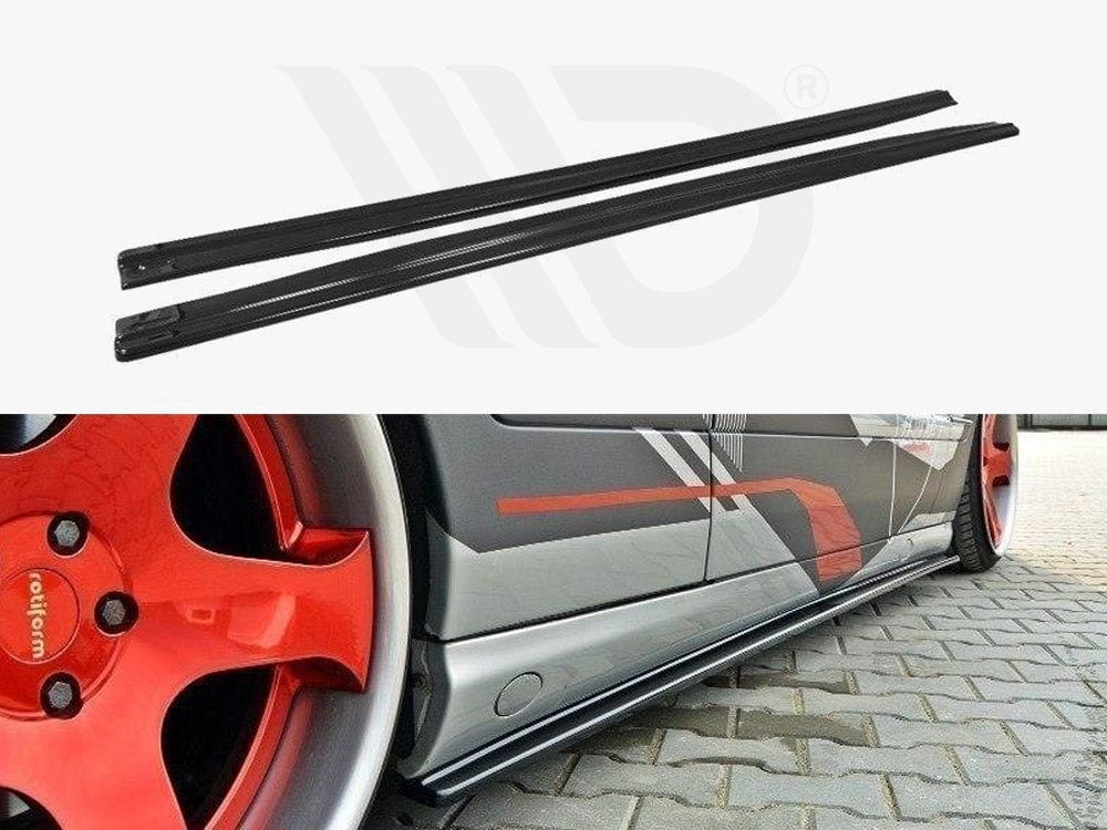 Maxton Design Textured / Yellow Side Skirts Diffusers Mercedes Cl-class C215 Maxton Design SR