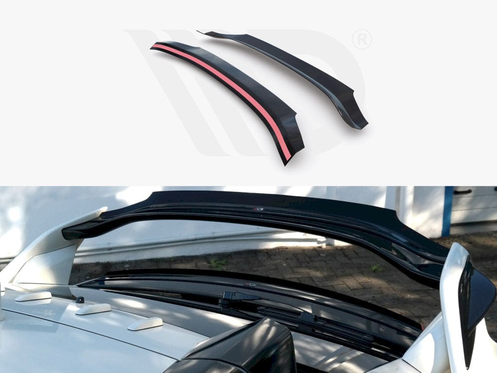 Maxton Design WING (Upper Spoiler) Extension CAP V2 Honda Civic MK10 Type-r 2017-UP Maxton Design SR
