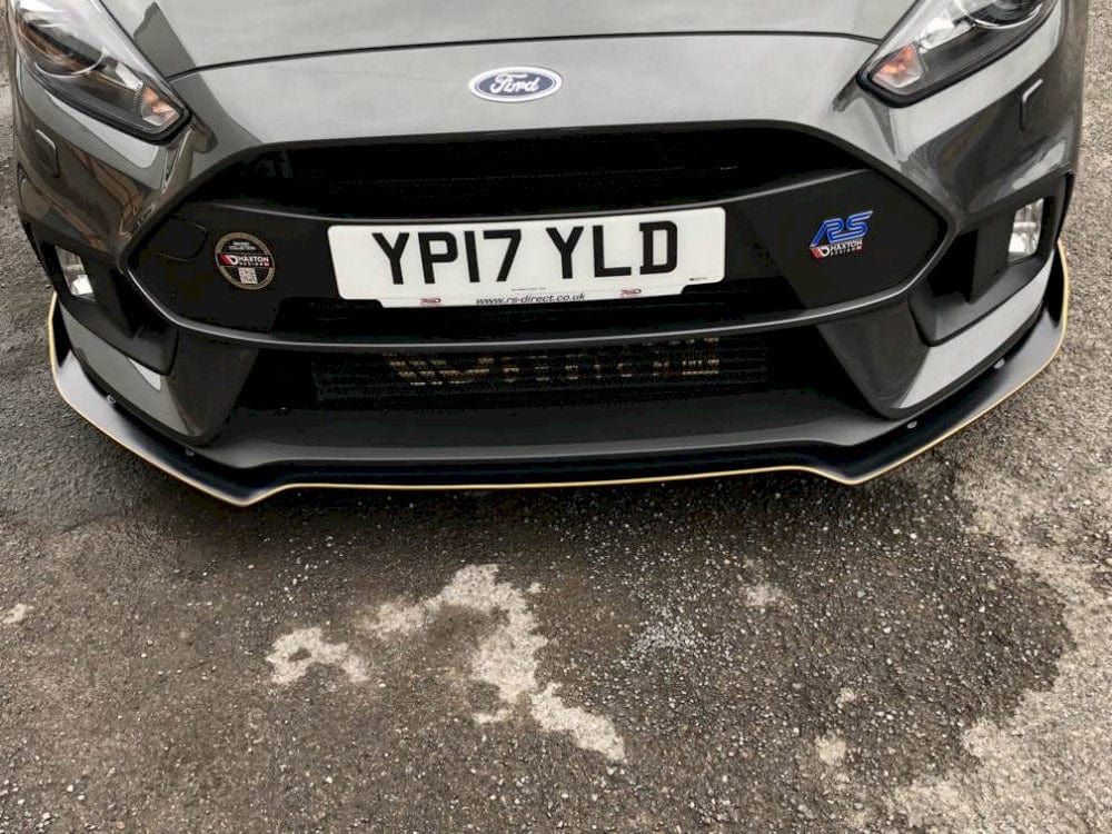 Maxton Design Yellow Front Splitter 'aero' Ford Focus MK3 RS Maxton Design SR