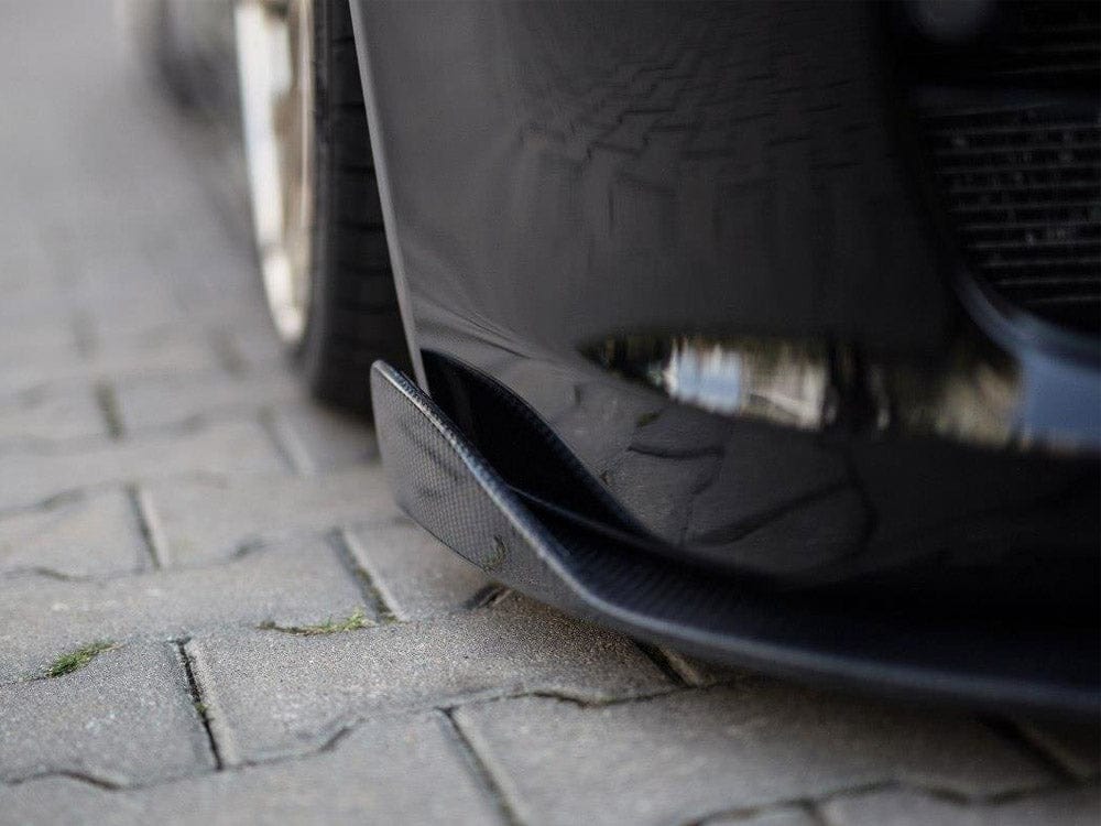 Maxton Design Yellow Front Splitter V.1 Porsche Cayman MK2 981C 2013- Maxton Design SR