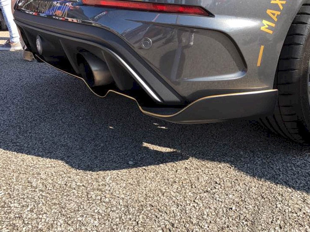 Maxton Design Yellow Rear Splitter 'aero' Ford Focus MK3 RS Maxton Design SR