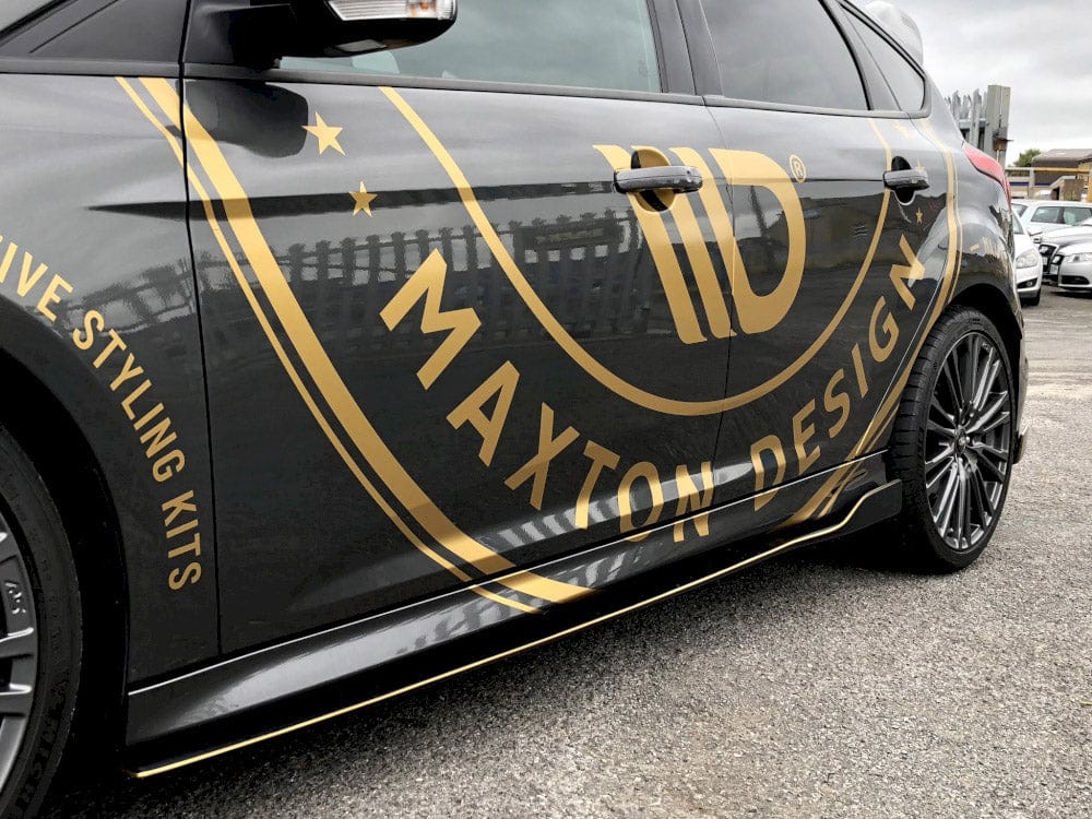 Maxton Design Yellow Side Splitters 'aero' Ford Focus MK3 RS Maxton Design SR