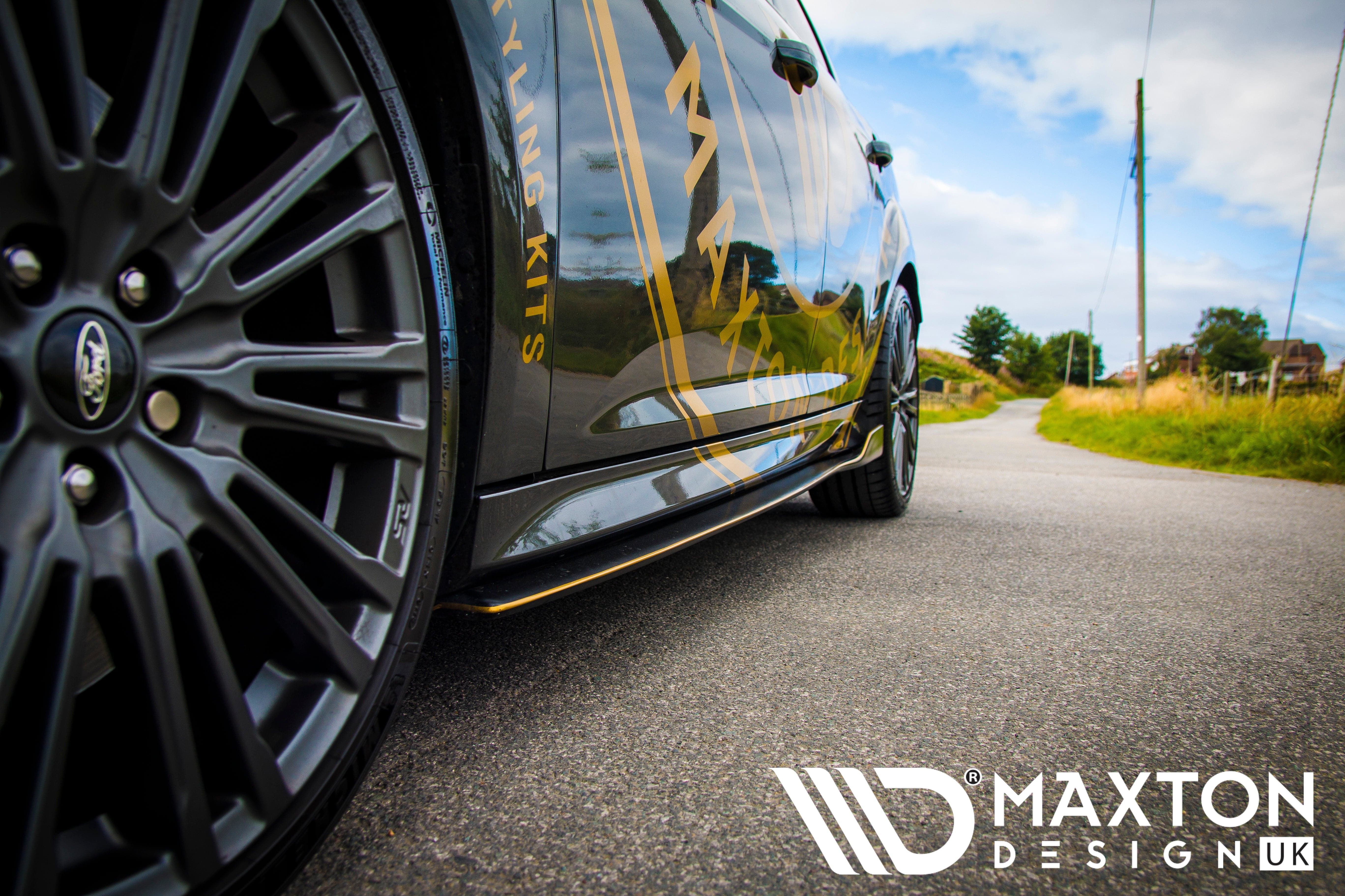 Maxton Design Yellow Side Splitters 'aero' Ford Focus MK3 RS Maxton Design SR