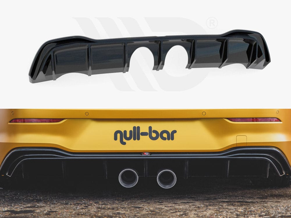 Maxton Design YES / Textured Rear Valance VW Golf Mk8 (R32 Look) Maxton Design SR