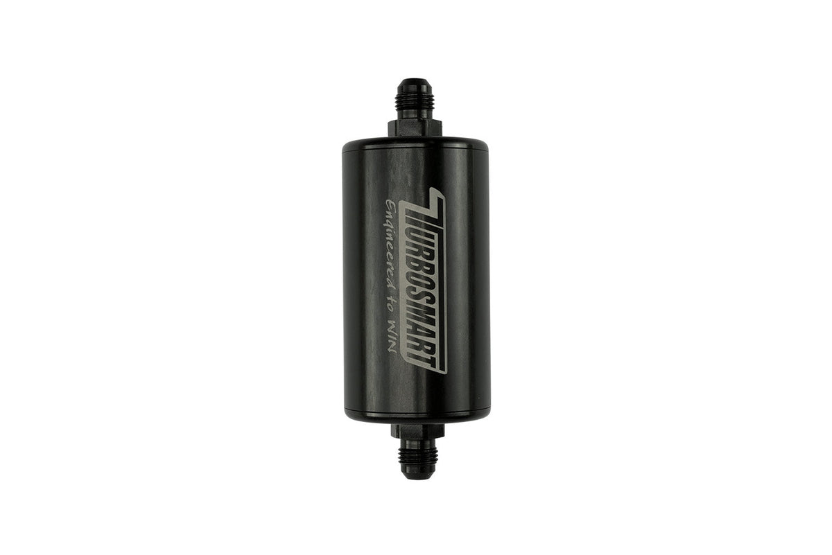 Turbosmart Inline Fuel Filter 10um 6AN Black TS-0402-1133