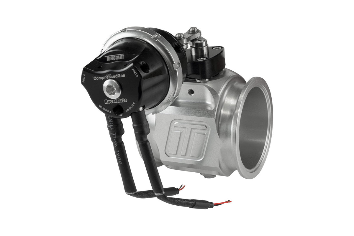 Turbosmart Compressed Gas BoostGate76 7PSI Black - Inbuilt Solenoids (Control In Cap CO2 Boost Control)