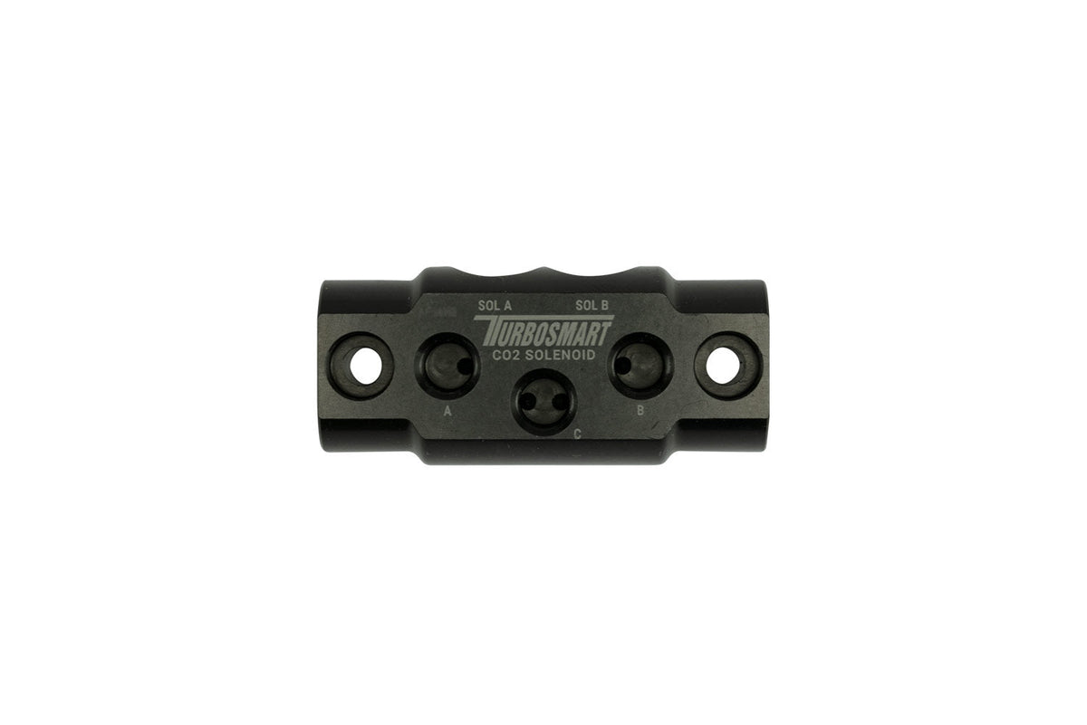 Turbosmart Compressed Gas Solenoid Manifold Block - Black TS-0704-1501 - image 3