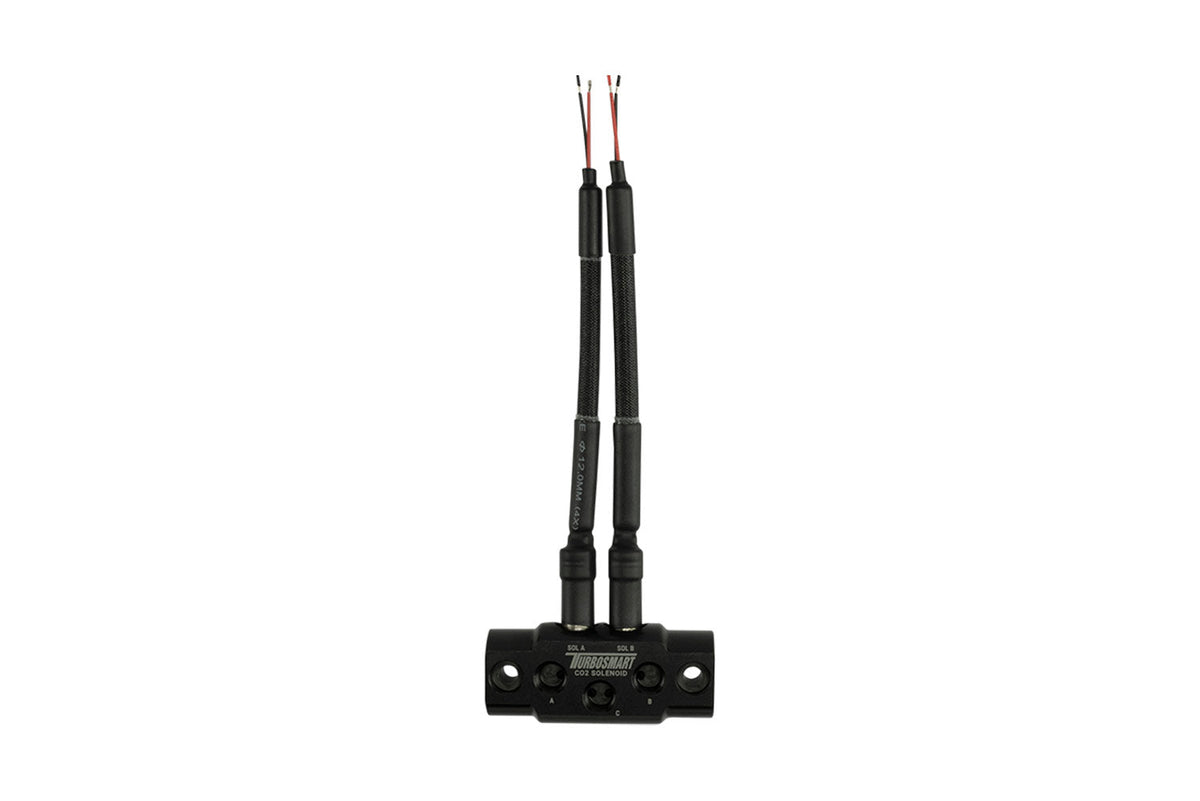 Turbosmart Compressed Gas Solenoid Manifold Block - Black TS-0704-1501