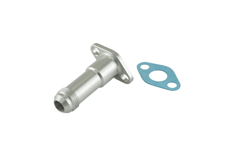 Turbosmart 38.1mm 10AN 75mm Extended Oil Drain Silver (TS-199-3007)